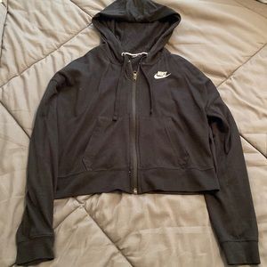 Cropped Black jacket NIKE